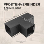 Connecteur de poteau 70x70 mm
