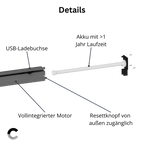 Fonctionnement motorisé (adaptation pour stores enrouleurs existants)