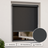 Store enrouleur extérieur pour fenêtres | Brise-vue | Cadre gris | Largeur ajustable | Installation sans perçage