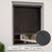 Store enrouleur extérieur pour fenêtres | Transparent | Cadre gris| Largeur ajustable | Installation sans perçage