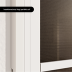 Detailbild Insektenschutz Festrahmen sauber anliegend am Außenrollo