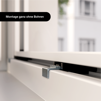 Store enrouleur extérieur avec clips de fixation supplémentaires